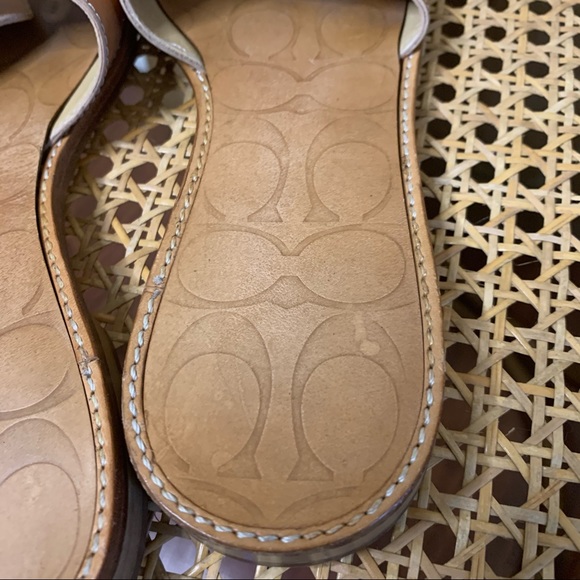 Coach single strap with buckle sandals - Picture 8 of 13
